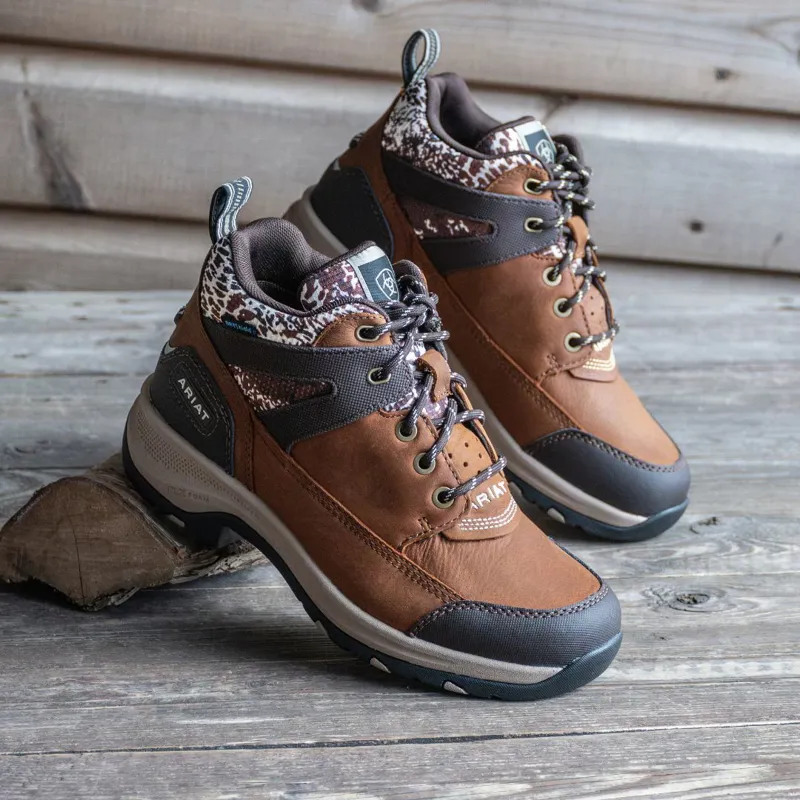Ariat Terrain Trek Waterproof Women's Boots - Natural Tan/Animal Print-7