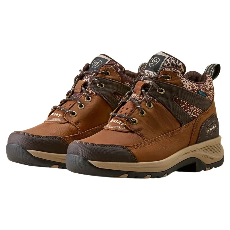 Ariat Terrain Trek Waterproof Women's Boots - Natural Tan/Animal Print-1