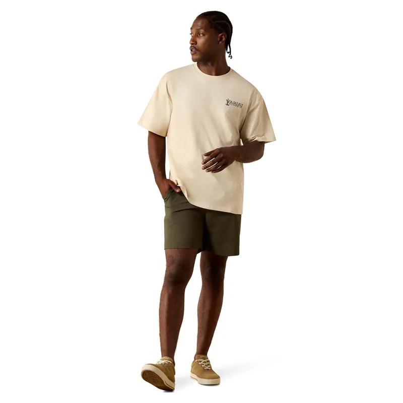 Ariat The Wicked Boxy Men's T-Shirt - Sandshell-4