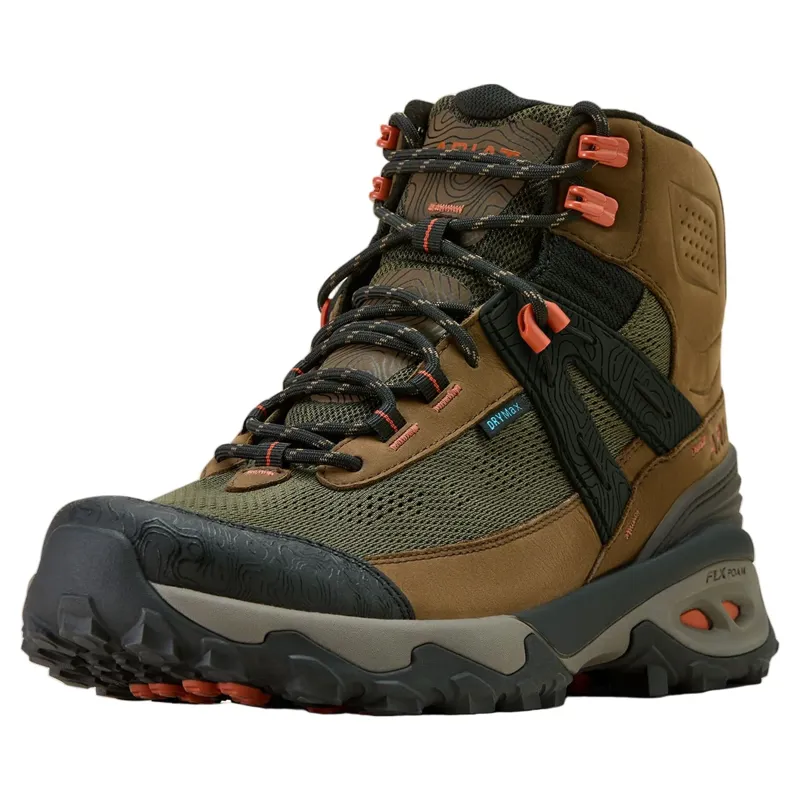 Ariat Traverse Mid-Height Men's Waterproof Hiking Boots - Brown Bark/Evergreen