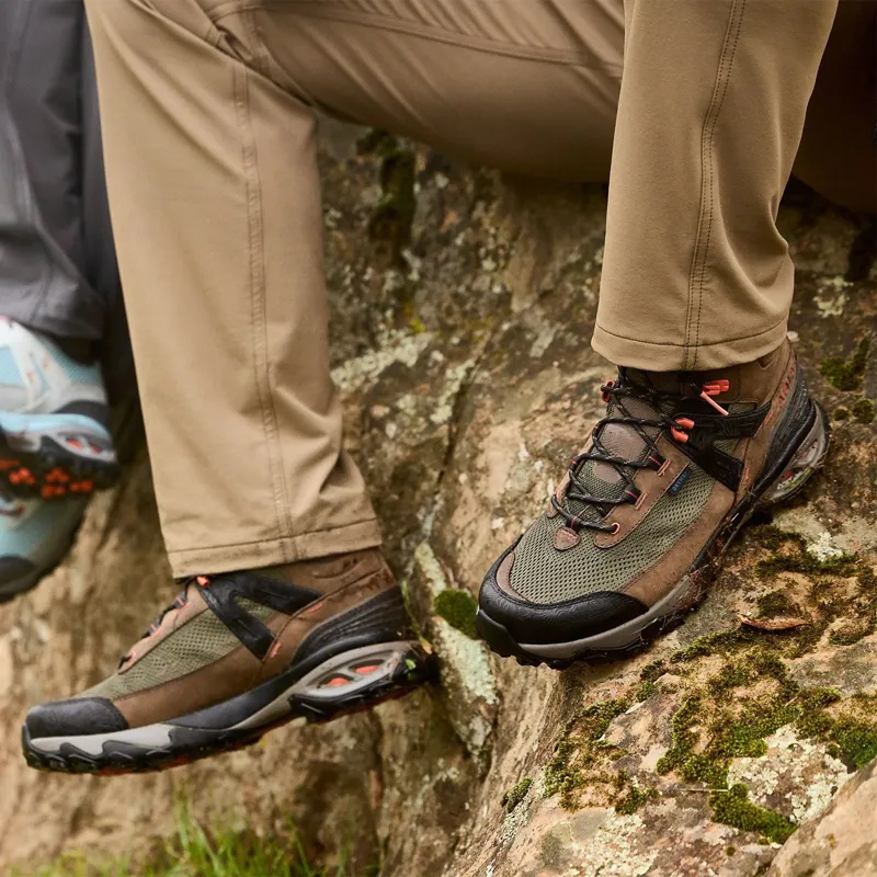 Ariat Traverse Mid-Height Men's Waterproof Hiking Boots - Brown Bark/Evergreen-11