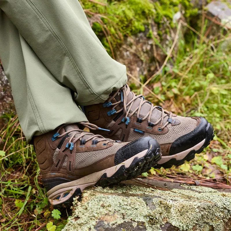 Ariat Traverse Mid Height Womens Waterproof Hiking Boots - Brown Bark-8