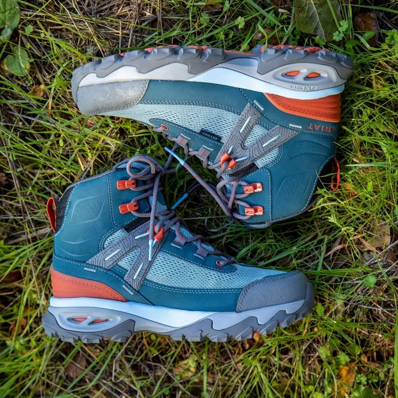 Ariat Traverse Mid Height Women's Waterproof Hiking Boots - Blue Depths-4