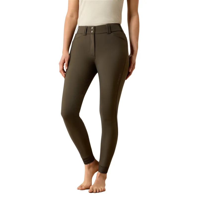 Ariat Tri Factor Frost 2.0 Full Grip Women's Winter Breeches - Earth