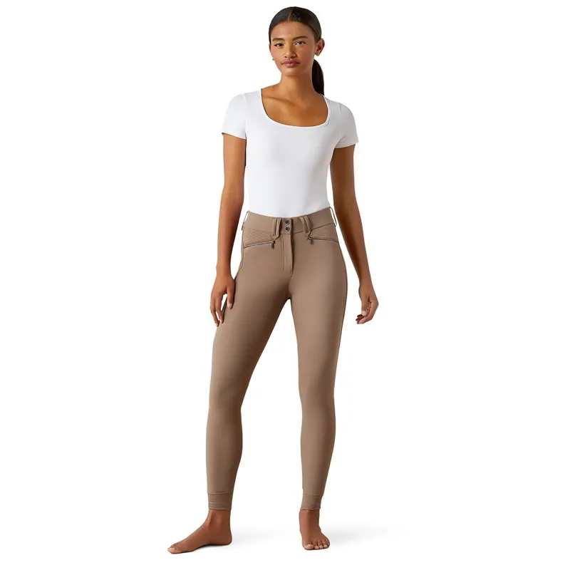 Ariat Tri Factor X Bellatrix Full Seat Women's Breeches - Brick Brown-4