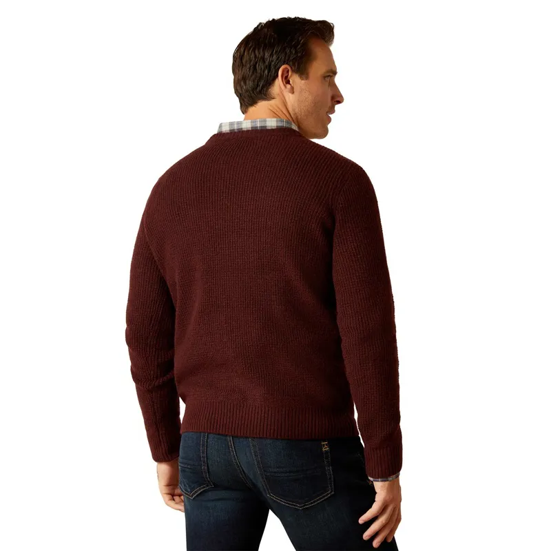 Ariat Country Valley Men's Sweater - Marron-1