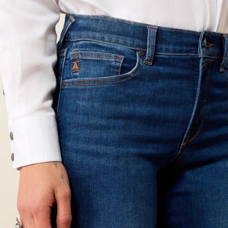 Ariat Revel Vilma Ultra Stretch Women's Wide Leg Jeans - Norwalk-2