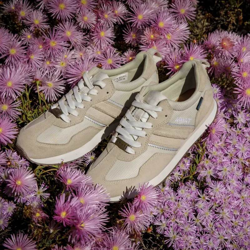 Ariat Ranch Runner Waterproof Women's Sneakers - Cloud Cream-9