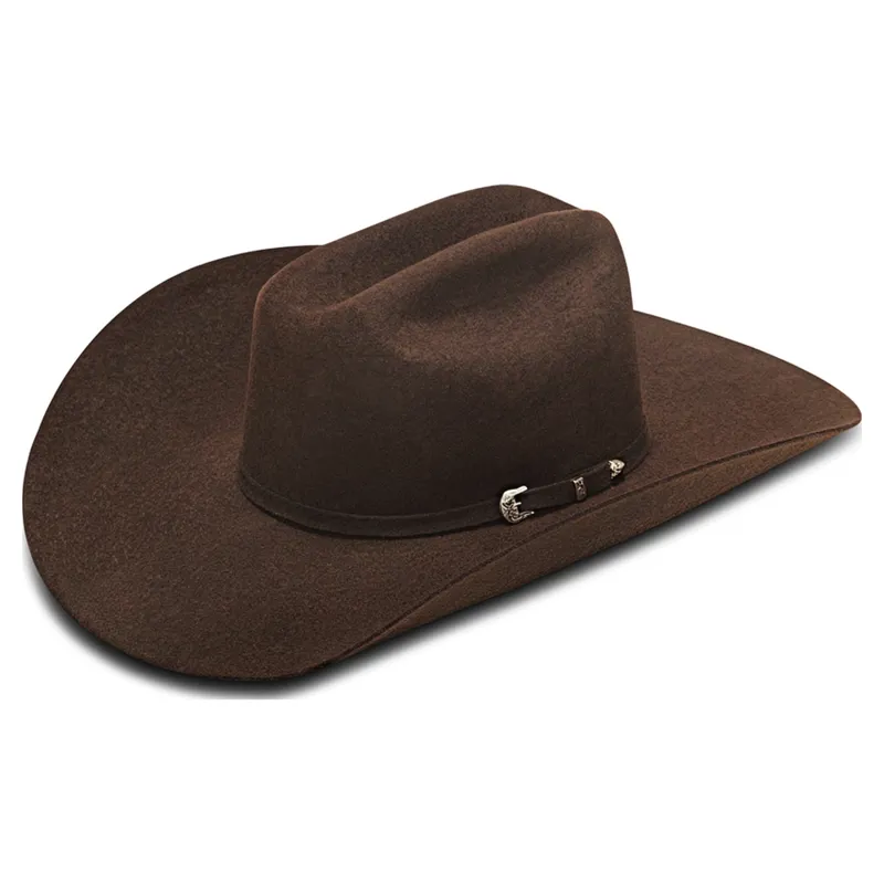 Ariat Womens 3X Wool Western Hat with Buckle - Brown