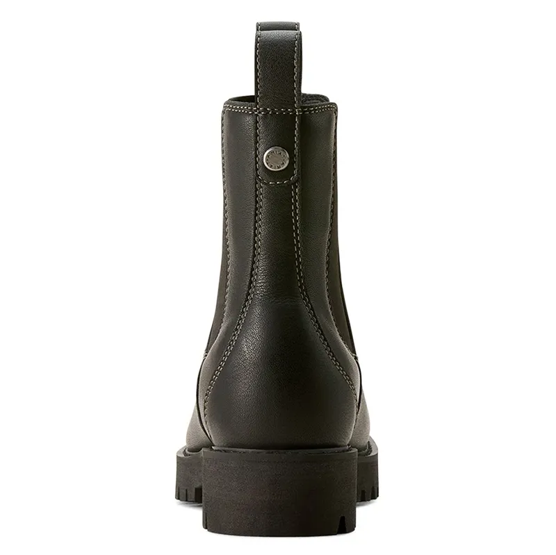 Ariat Wexford Lug Mid Waterproof Womens Chelsea Boots - Jet Black-2