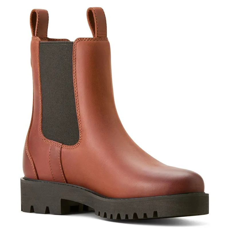 Ariat Wexford Lug Mid Waterproof Womens Chelsea Boots - Rockwood-4