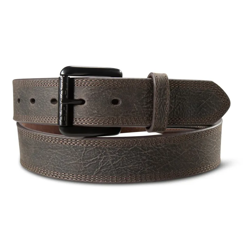 Ariat Men's Triple Row Stitch Work Belt - Brown