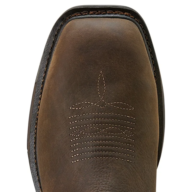 Ariat WorkHog XT Waterproof Wide Square Carbon Toe Men's Work Boots - Bruin Brown/Mocha-3