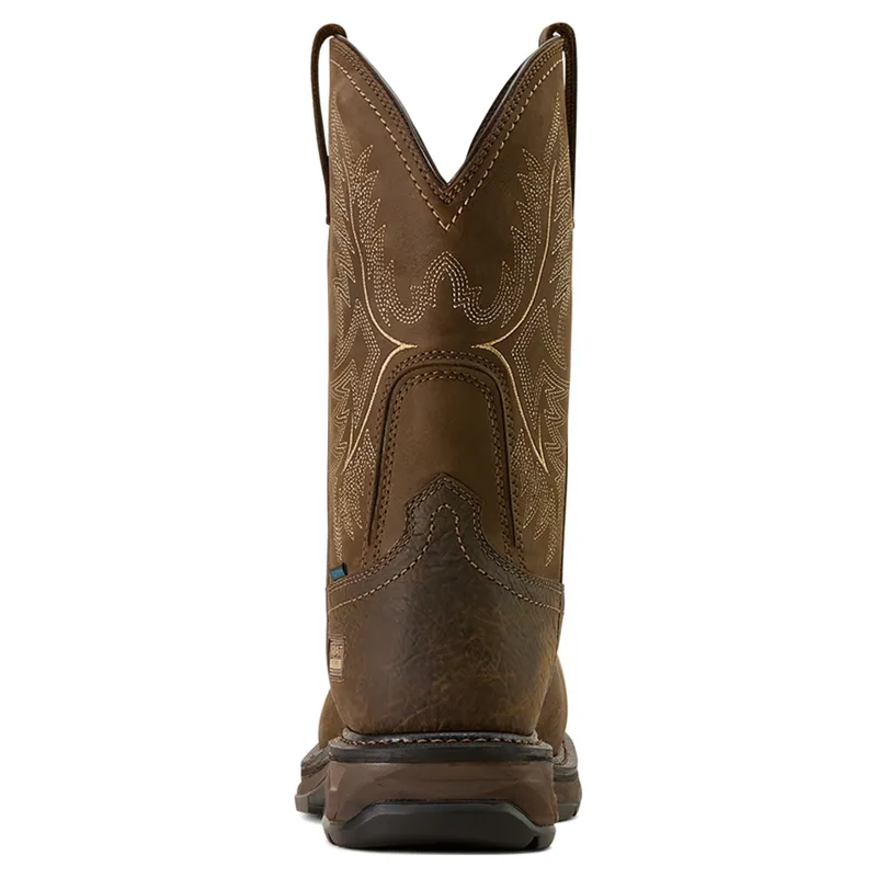 Ariat WorkHog XT Waterproof Wide Square Carbon Toe Men's Work Boots - Bruin Brown/Mocha-5
