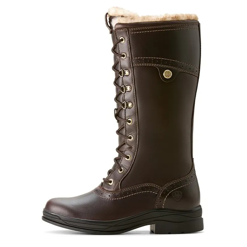 Ariat Wythburn II Sherpa Waterproof Womens Country Boots - Dark Mocha-5