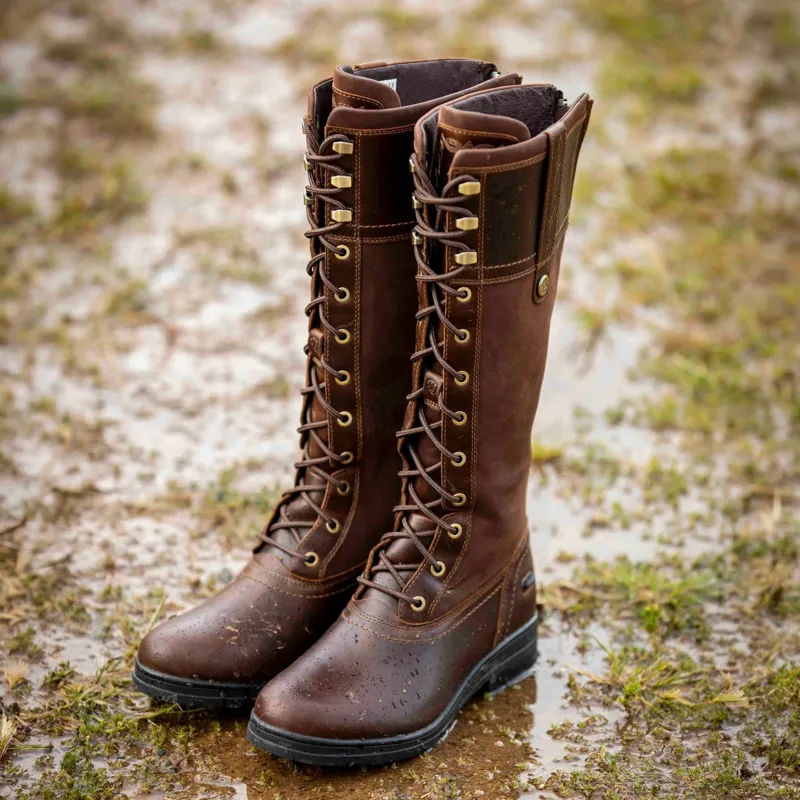 Ariat Wythburn Womens Waterproof Country Boots - Tobacco Brown