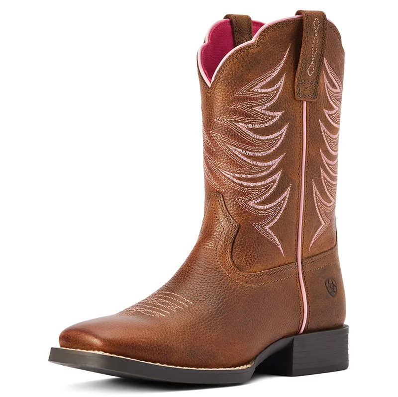 Ariat Firecatcher Youth Western Boots - Russet Brown