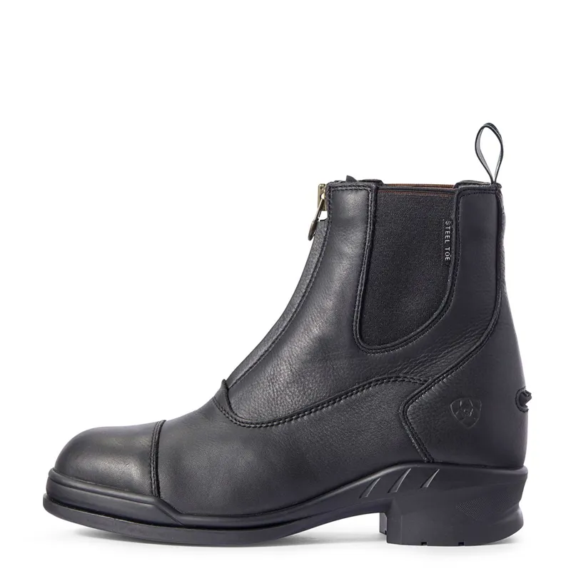Ariat Heritage IV Zip Steel Toe Women's Paddock Boots - Black-2