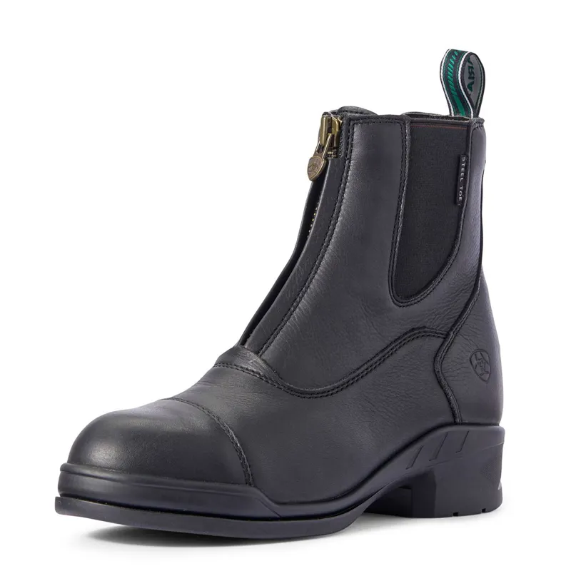 Ariat Heritage IV Zip Steel Toe Women's Paddock Boots - Black