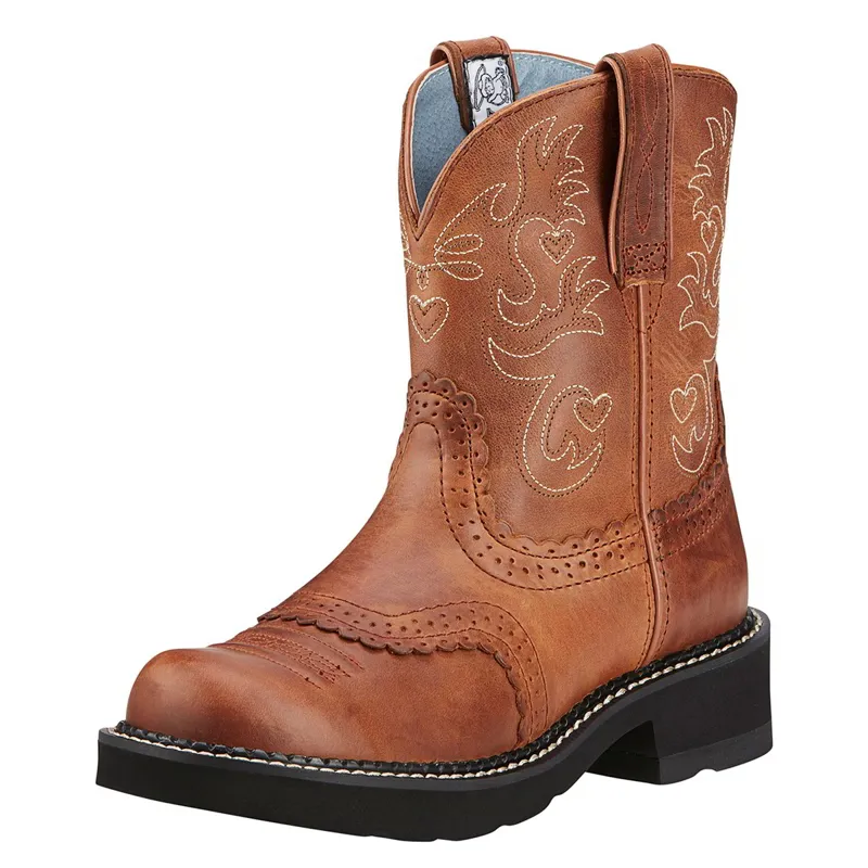 Ariat Fatbaby Saddle Women's Western Boots - Russet Rebel