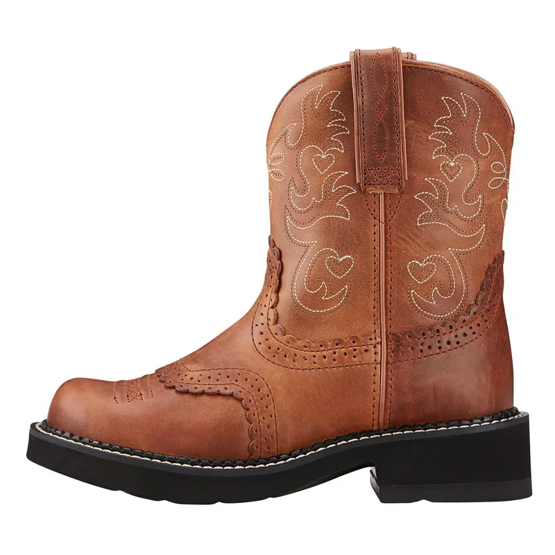 Ariat Fatbaby Saddle Women's Western Boots - Russet Rebel-2