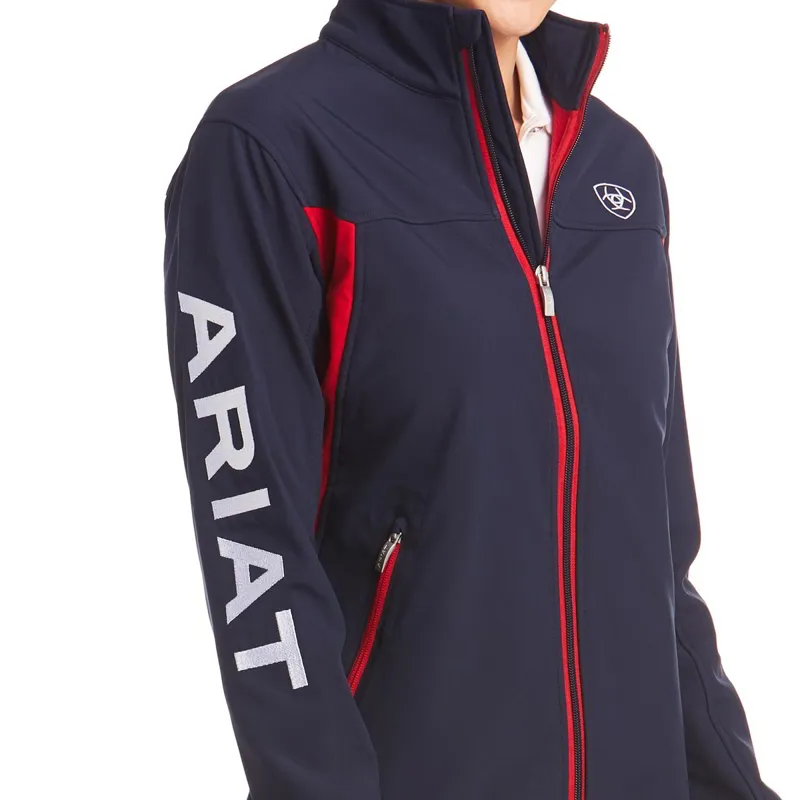 Ariat New Team Softshell Women's Jacket - Navy-4