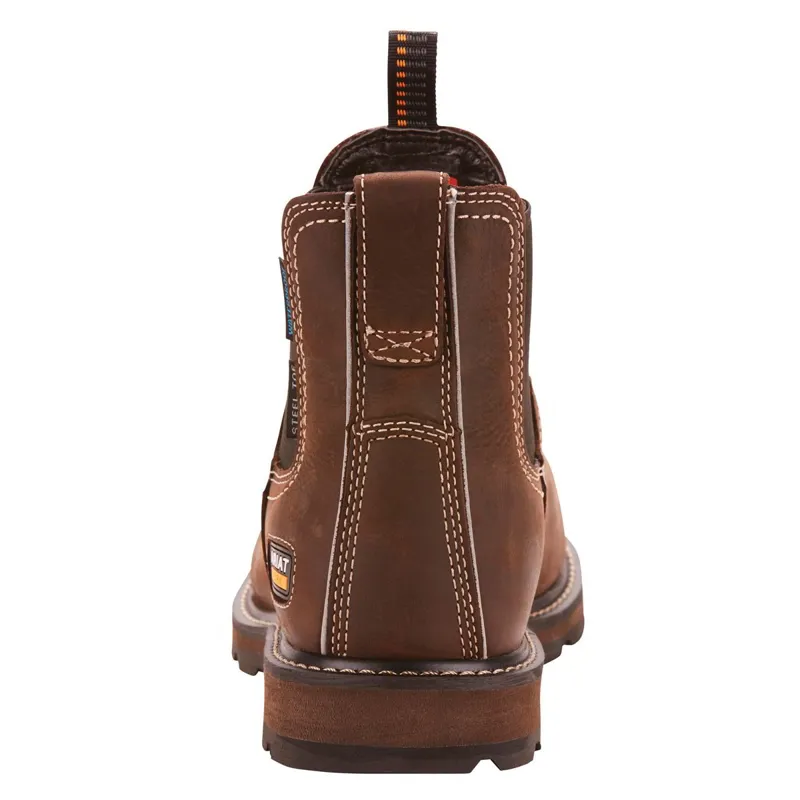 Ariat Groundbreaker Waterproof Steel Toe Mens Work Boots - Dark Brown-1