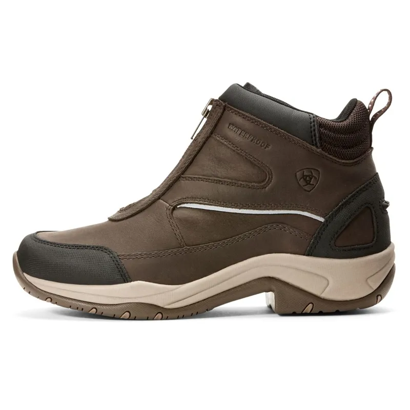 Ariat Telluride Zip H2O Ladies Paddock Boots - Dark Brown-2