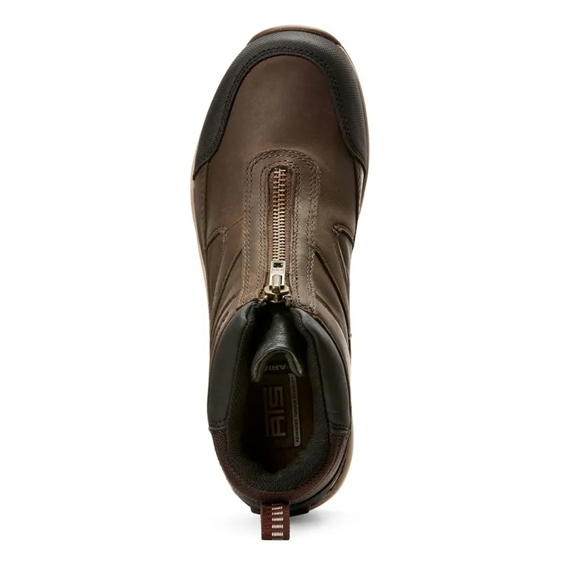 Ariat Telluride Zip H2O Ladies Paddock Boots - Dark Brown-4