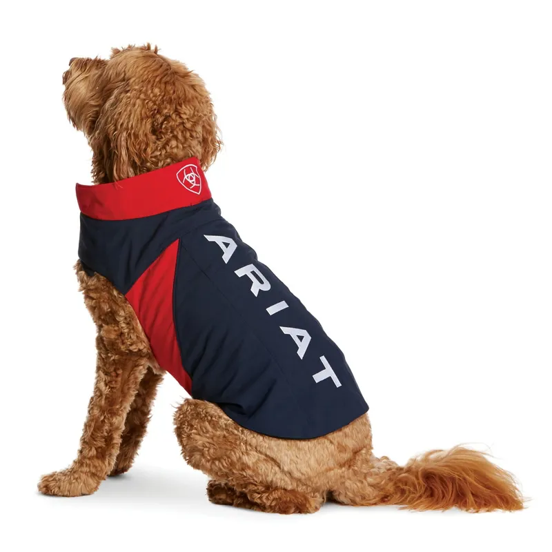 Ariat Team Softshell Dog Coat - Navy-1