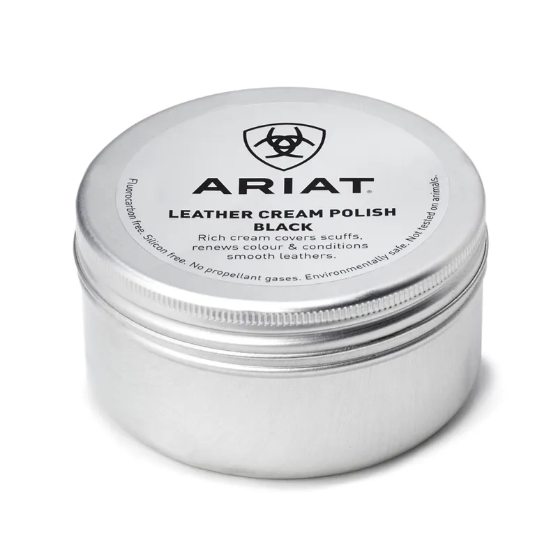 Ariat Leather Cream Polish - Black-1
