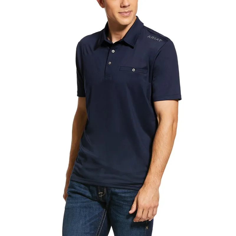 Ariat Norco Men's Polo Shirt - Navy