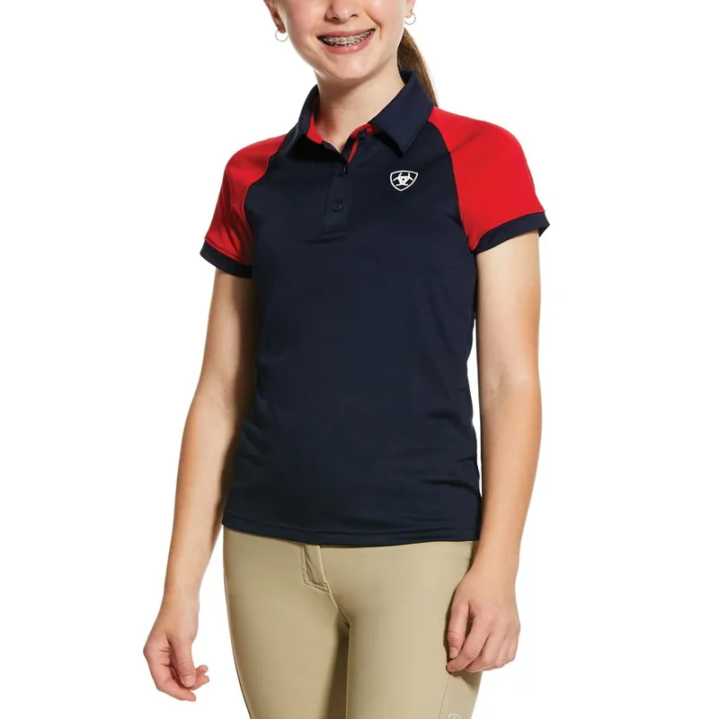 Ariat Team 3.0 Youth Polo Shirt - Navy