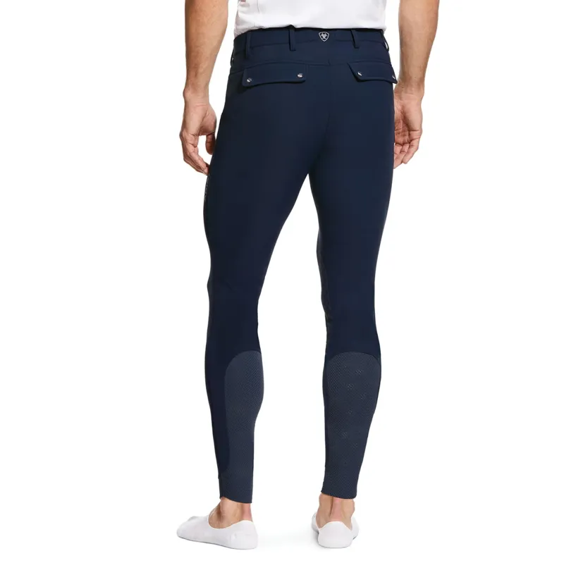 Ariat Tri Factor Grip Knee Patch Men's Breeches - Navy-1