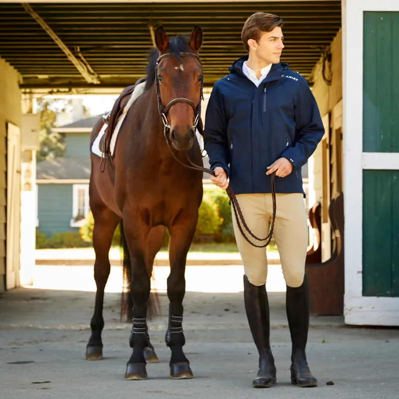 Ariat Tri Factor Grip Knee Patch Men's Competition Breeches - Tan-2
