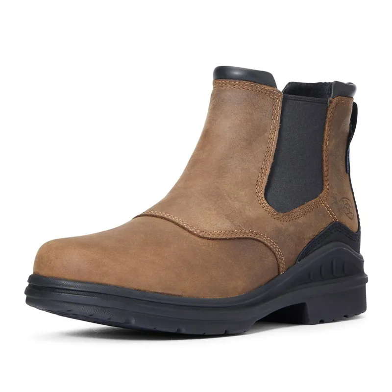 Ariat Barnyard Twin Gore II Waterproof Men's Boots - Distressed Brown