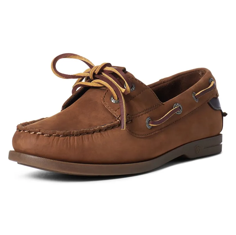 Ariat Antigua Women's Boat Shoe - Walnut