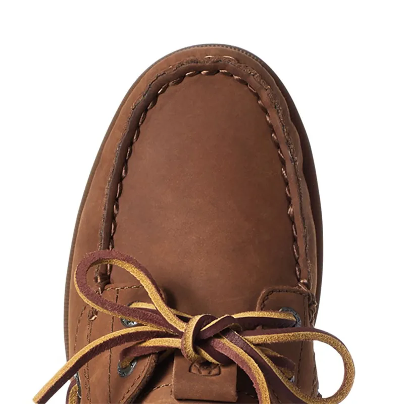 Ariat Antigua Women's Boat Shoe - Walnut-5