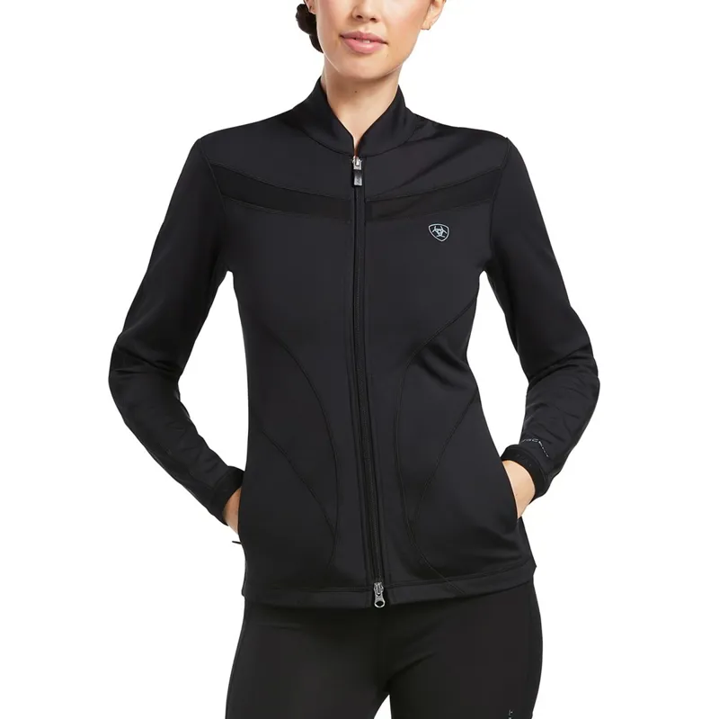 Ariat Ascent Full Zip Womens Sweater - Black