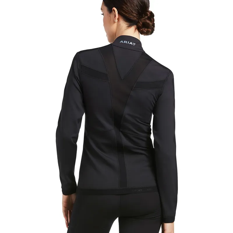 Ariat Ascent Full Zip Womens Sweater - Black-1