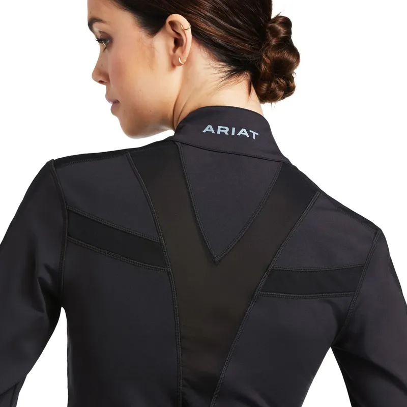 Ariat Ascent Full Zip Womens Sweater - Black-2