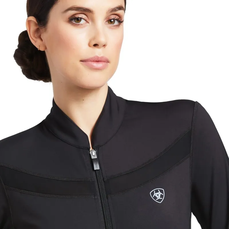 Ariat Ascent Full Zip Womens Sweater - Black-3