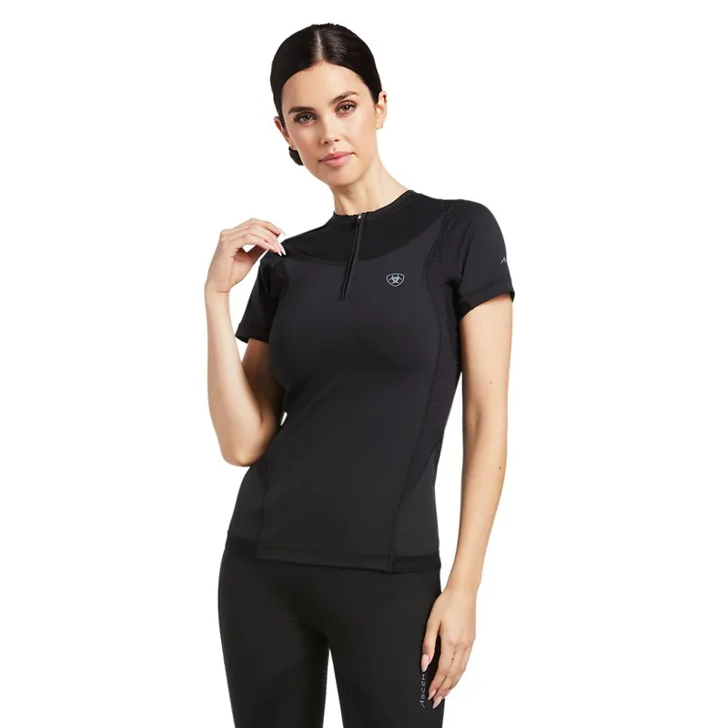 Ariat Ascent Crew Womens Base Layer - Black
