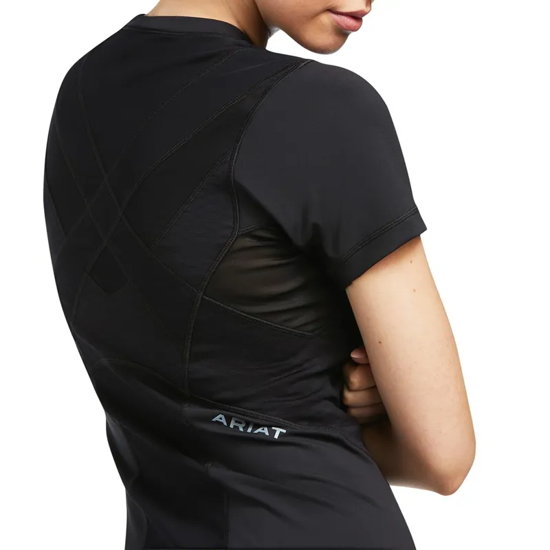Ariat Ascent Crew Womens Base Layer - Black-2