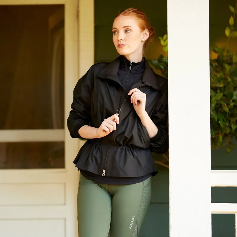 Ariat Breathe Women's Waterproof Jacket - Black-5