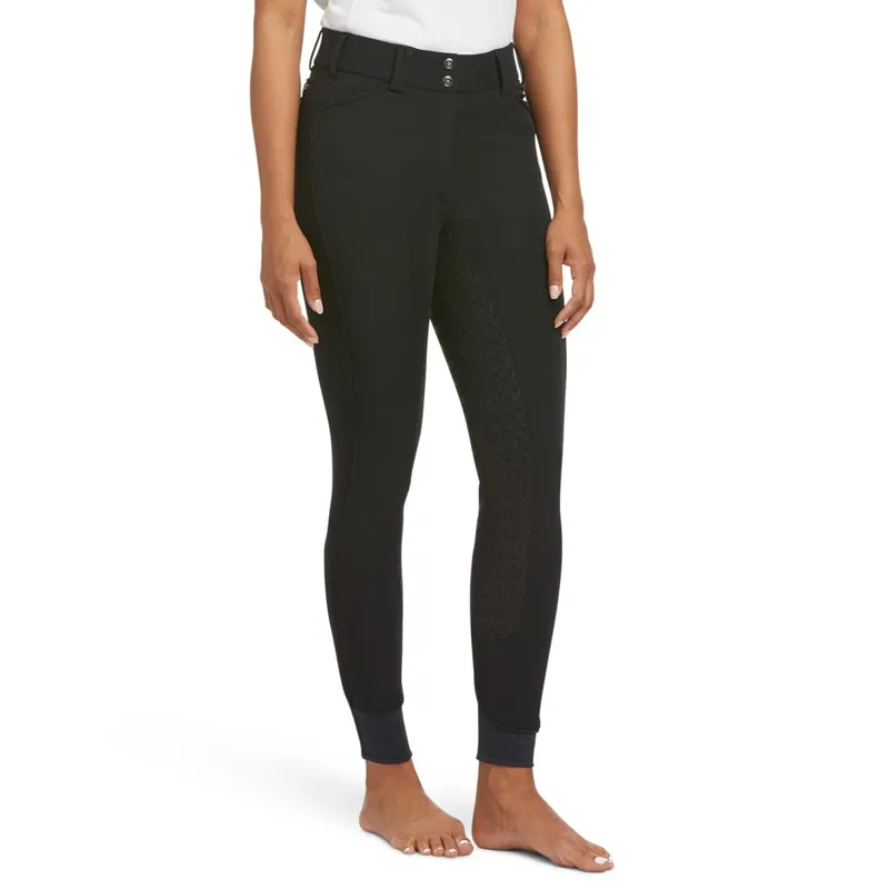 Ariat Tri Factor Frost Grip Full Seat Womens Softshell Breeches - Black