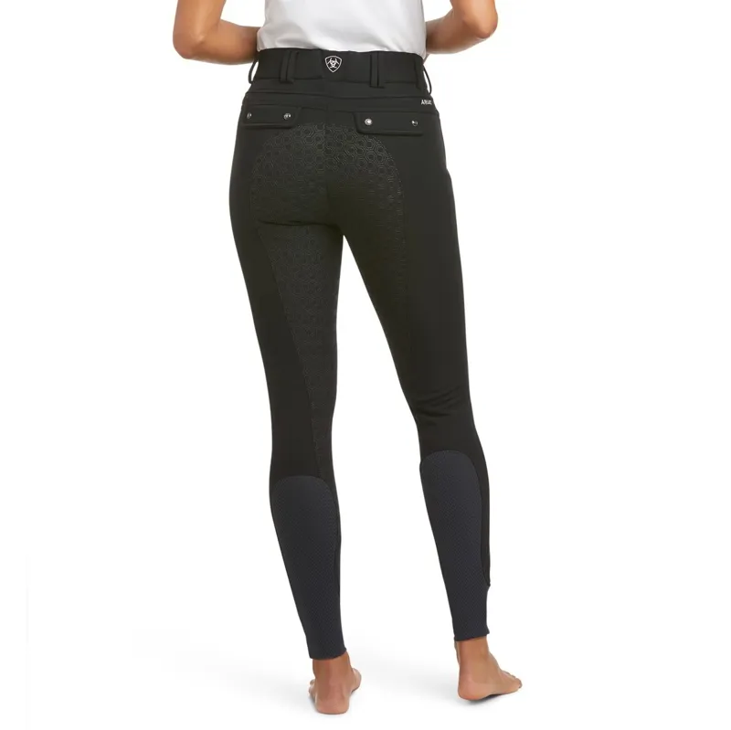 Ariat Tri Factor Frost Grip Full Seat Womens Softshell Breeches - Black-1