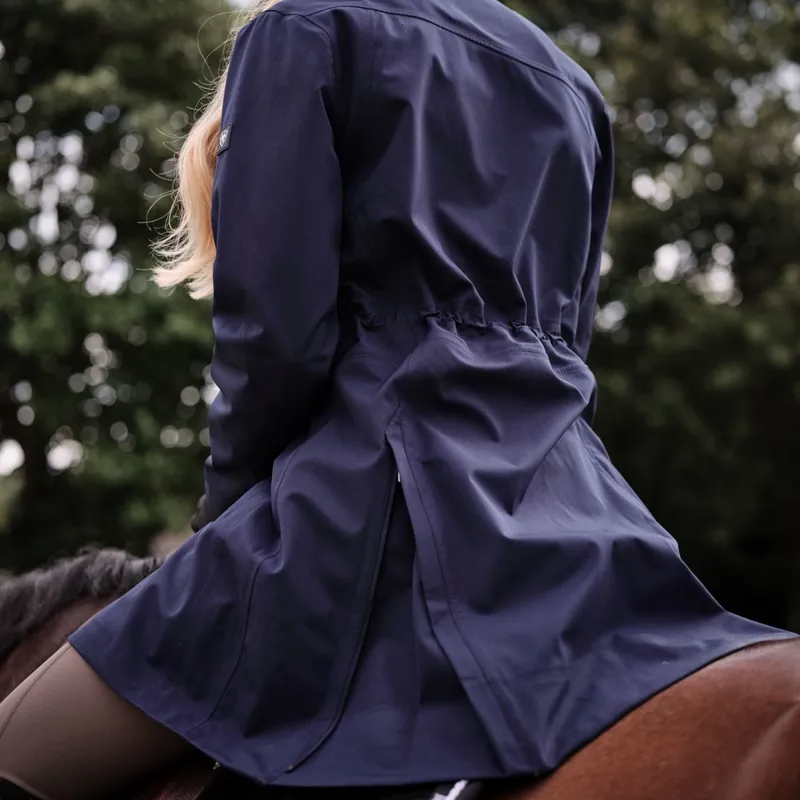 Ariat Coastal Womens Long Waterproof Jacket - Navy Eclipse-9