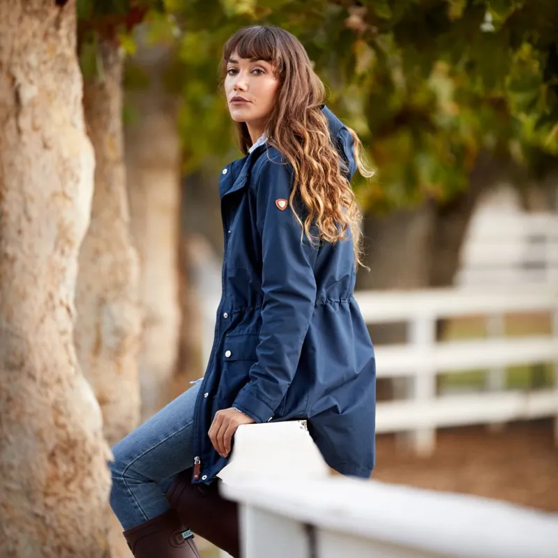 Ariat Country Atherton Women's Waterproof Jacket - Navy-3