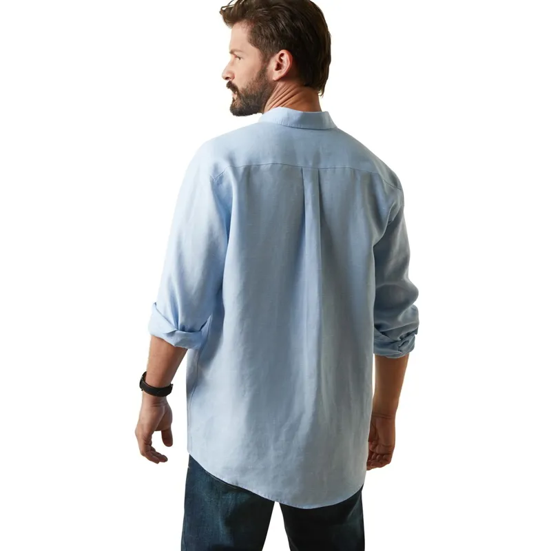 Ariat Country Sonoma Men's Shirt - Powder Blue-1